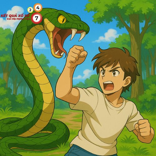 Nằm mơ thấy rắn cắn và mình chống trả thể hiện sức mạnh vượt qua nghịch cảnh