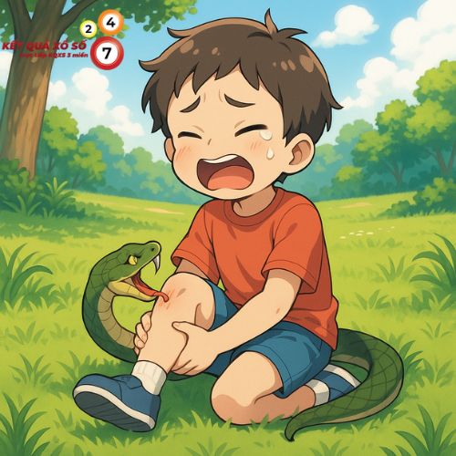 Mơ trẻ bị rắn cắn ám chỉ phần yếu đuối cần được bảo vệ