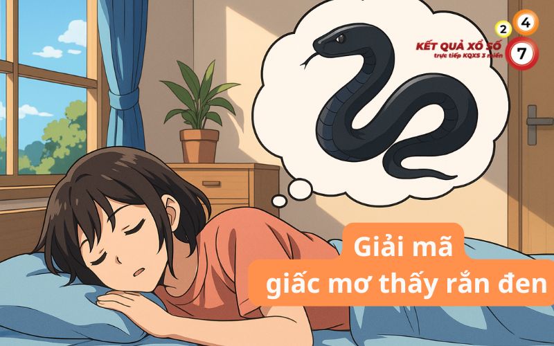Giải mã ý nghĩa nằm mơ thấy rắn đen và con số may mắn linh ứng